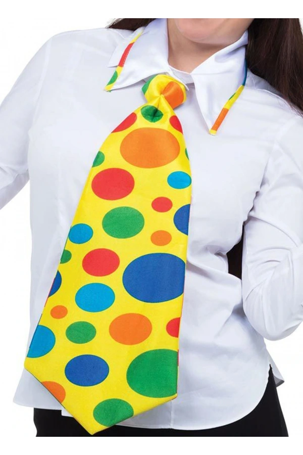 Bidebuvar Palyaço Kravatı Lastikli Geniş Kesim