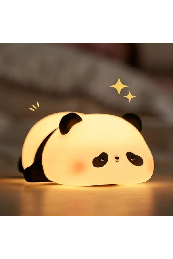 Bidebuvar Panda Tasarımlı Renk Değiştirebilen Dokunmatik Gece Lambası