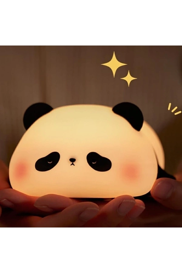 Bidebuvar Panda Tasarımlı Renk Değiştirebilen Dokunmatik Gece Lambası