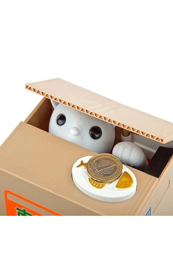 Bidebuvar Para Çalan Hırsız Kedi Kumbara