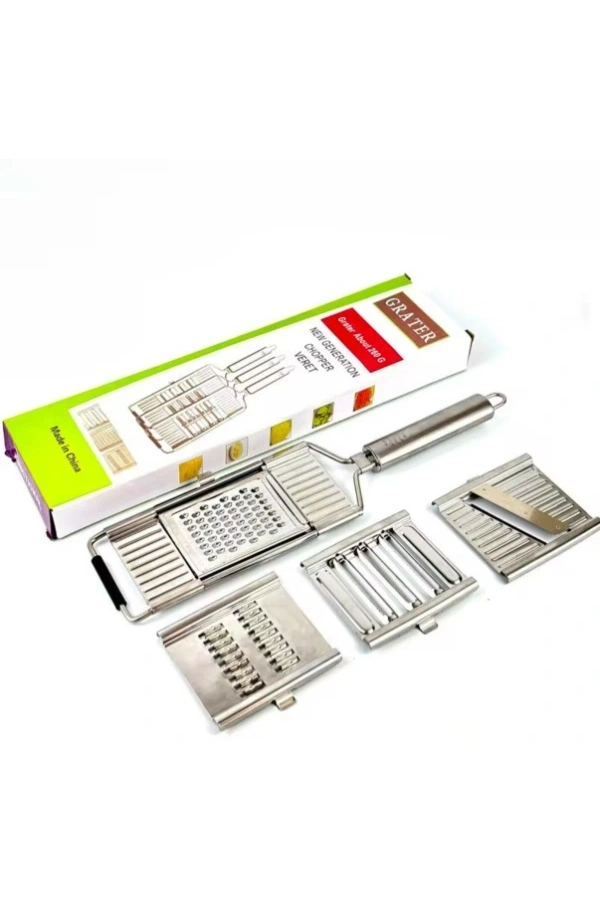 Bidebuvar Paslanmaz Çelik 4lü Set El Rendesi