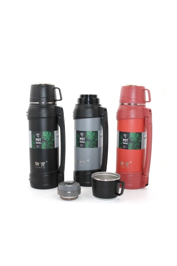 Bidebuvar Paslanmaz Çelik Çift Katmanlı Termos 2.0 Lt