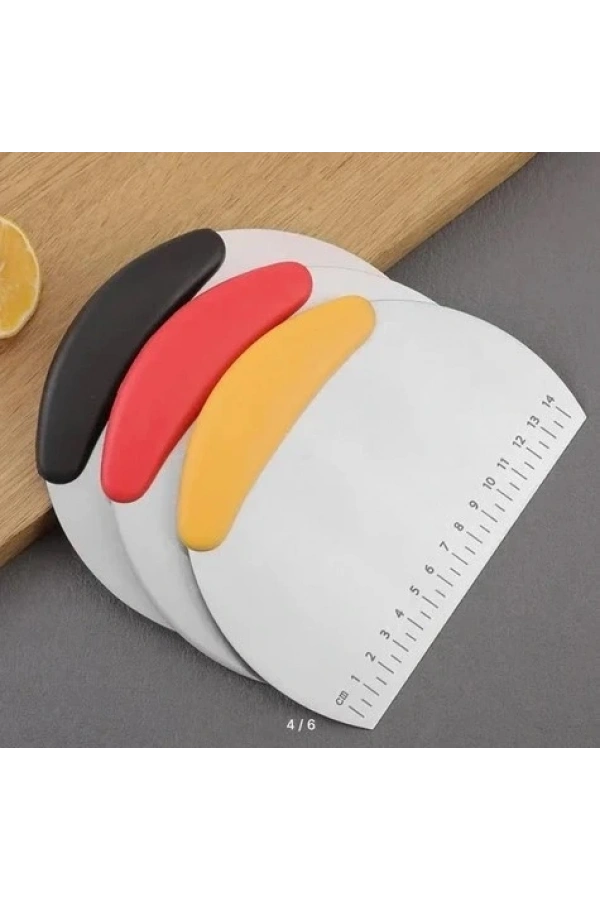 Bidebuvar Paslanmaz Çelik Hamur Kesme ve Şekillendirme Spatulası