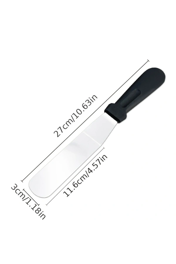 Bidebuvar Paslanmaz Çelik L Tipi Pastacı Spatulası