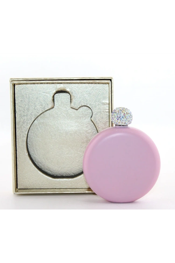 Bidebuvar Paslanmaz Çelik Matara 5 Oz Pembe