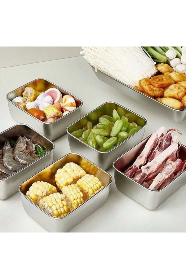 Bidebuvar Paslanmaz Çelik Saklama Kabı