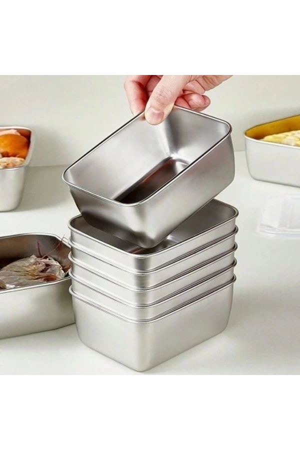 Bidebuvar Paslanmaz Çelik Saklama Kabı