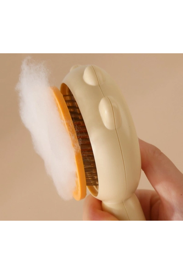 Bidebuvar Pati Tasarımlı Otomatik Temizlenen Evcil Hayvan Tarağı