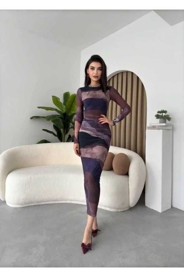 Bidebuvar Pella Tül Elbise