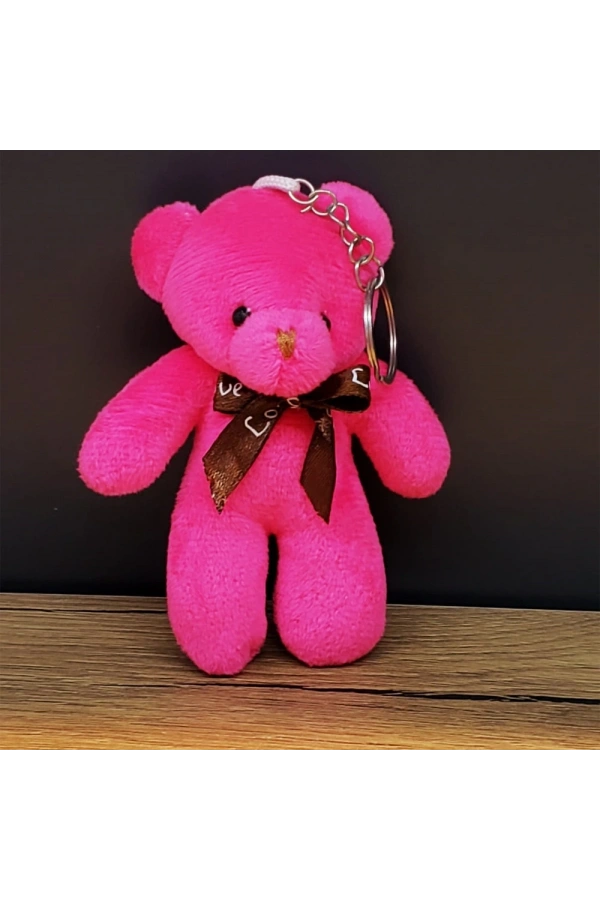 Bidebuvar Pembe Hediyelik Kese İçinde Ayıcık