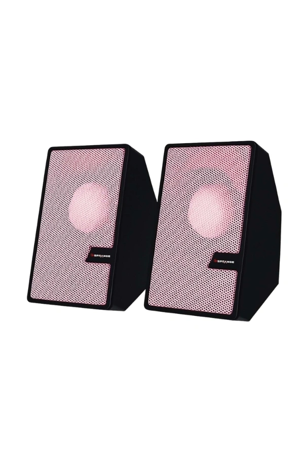 Bidebuvar Pembe USB 2.0 + 3.5mm USB Hoparlör