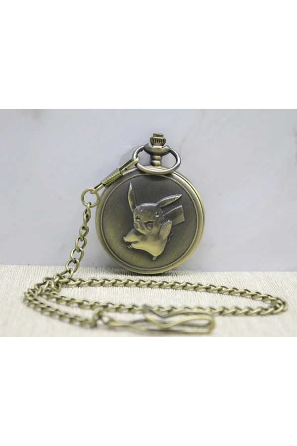 Bidebuvar Pikachu Tasarımlı Köstekli Saat