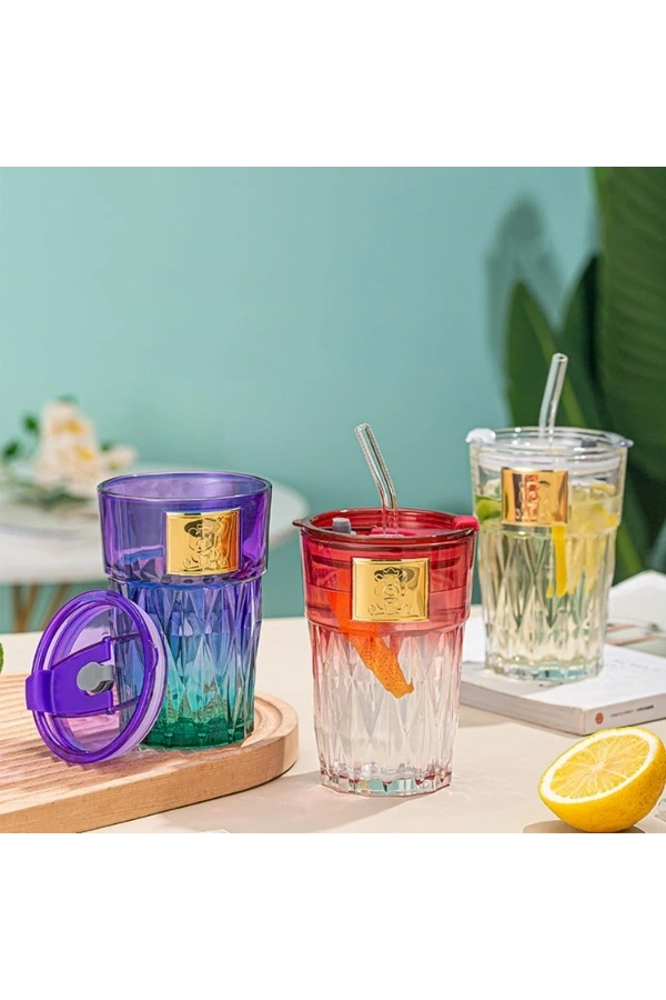 Bidebuvar Pipetli Cam Bardak