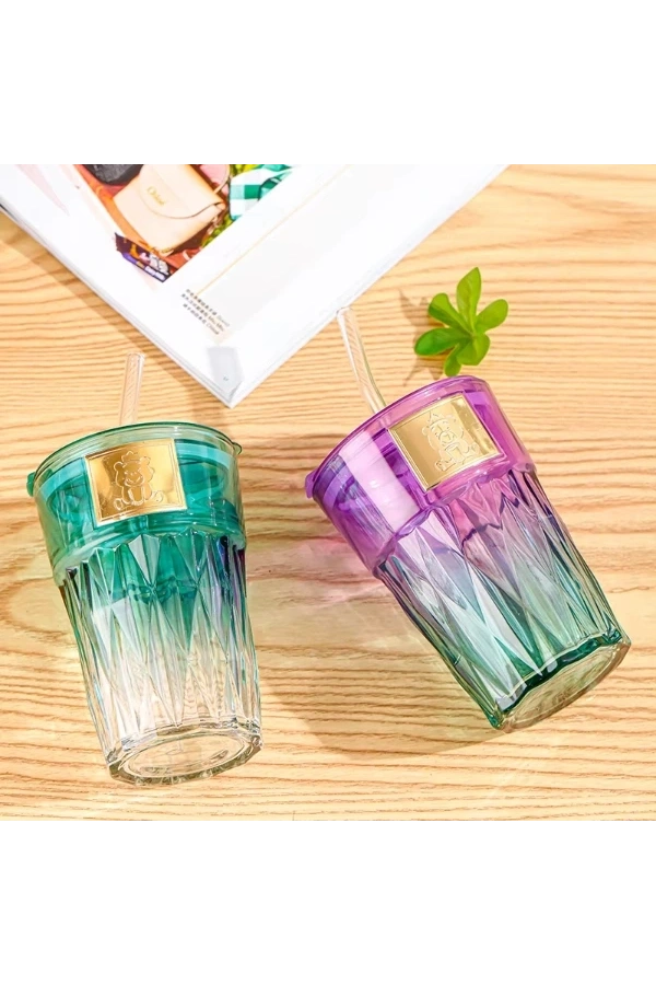 Bidebuvar Pipetli Cam Bardak