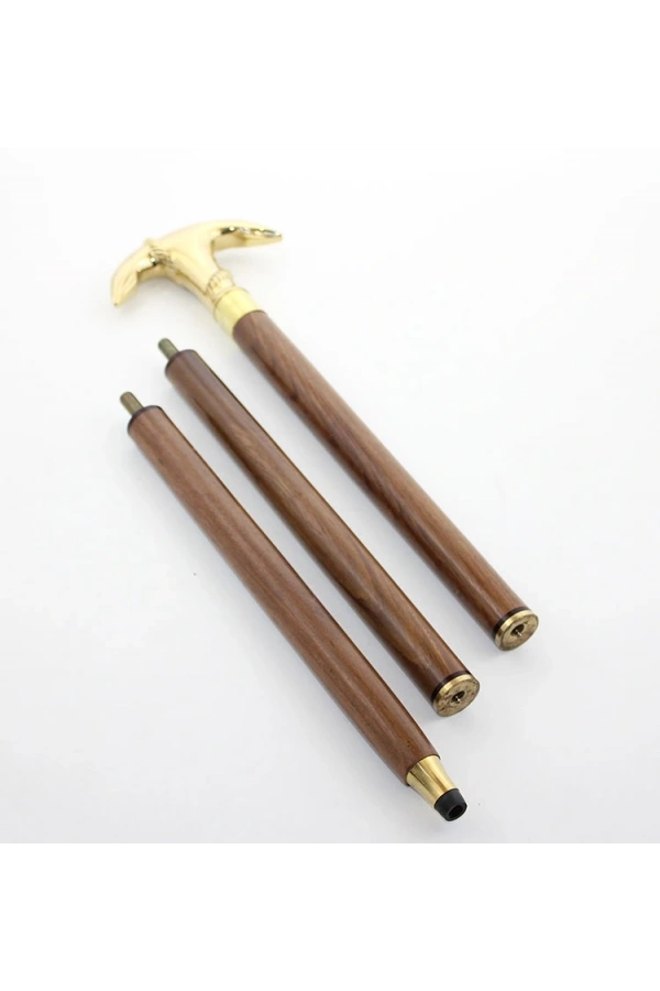 Bidebuvar Pirinç Çapalı Baston