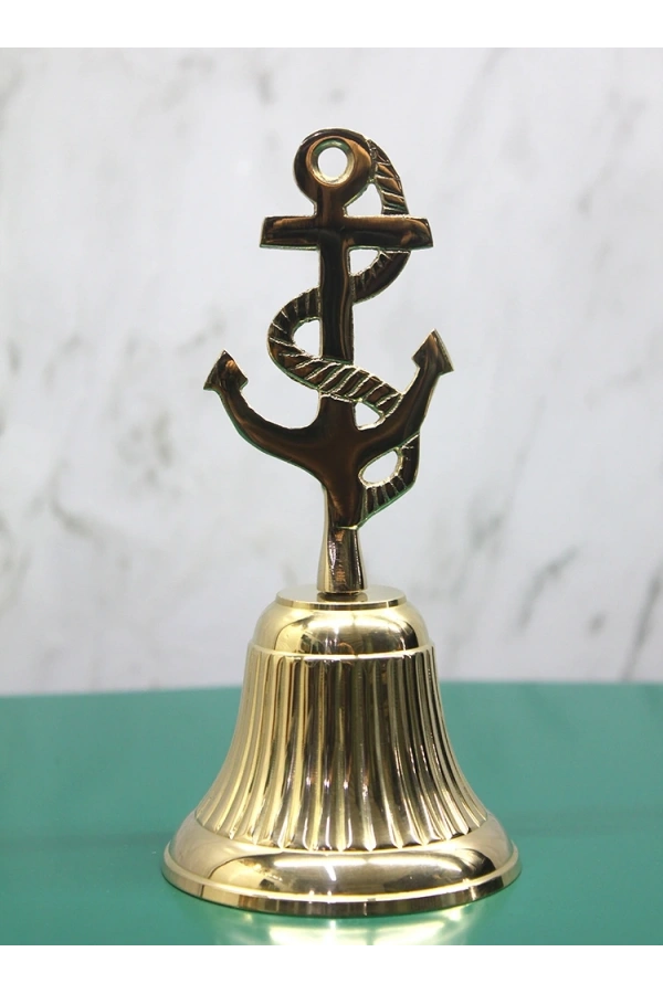 Bidebuvar Pirinç Çapalı El Çanı Model 2