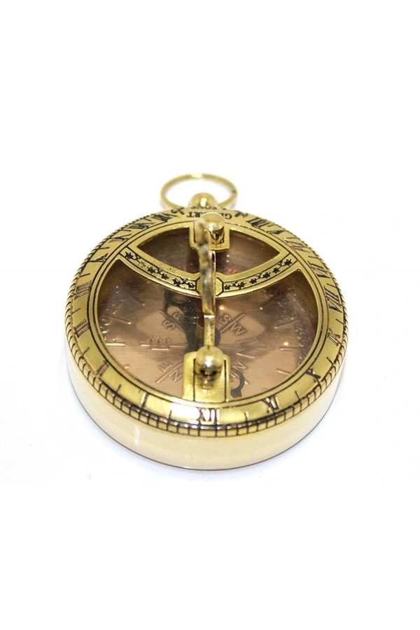 Bidebuvar Pirinç Güneş Saati Ve Pusula Modeli