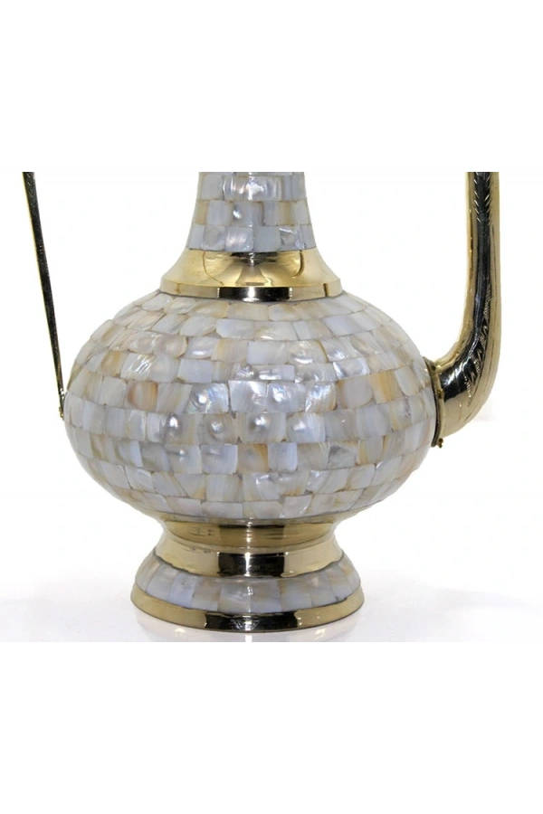 Bidebuvar Pirinç Sedefli İbrik 55 Cm