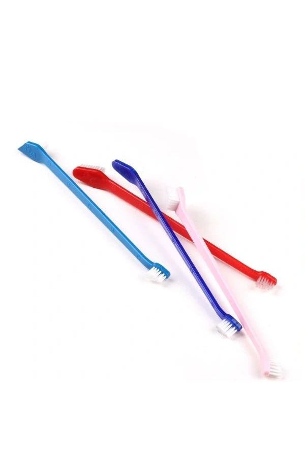 Bidebuvar Plastik Köpek Diş Fırçası 4 Adet