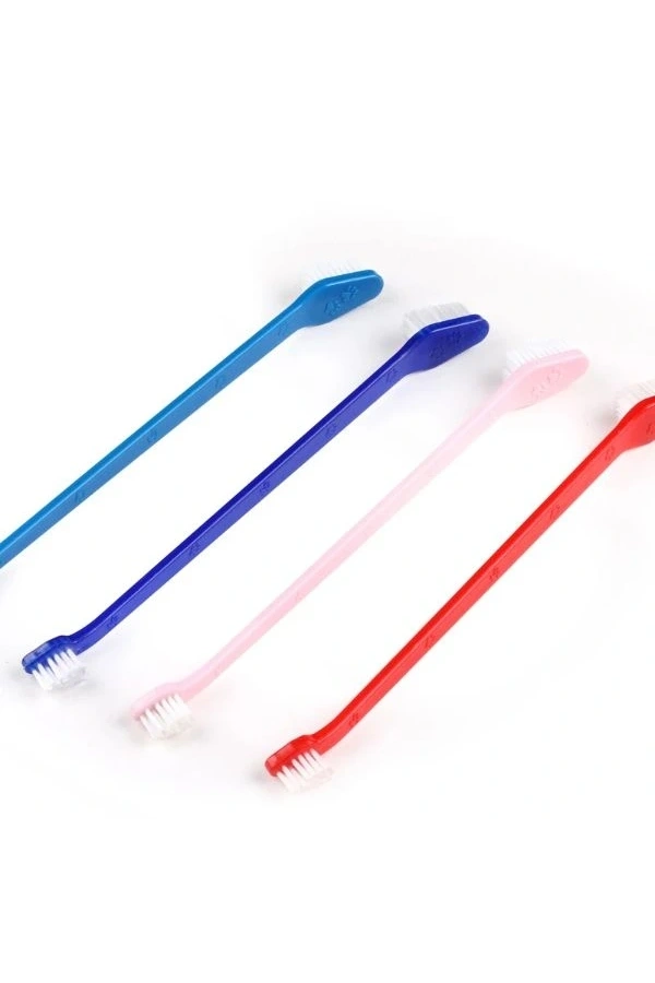 Bidebuvar Plastik Köpek Diş Fırçası 4 Adet