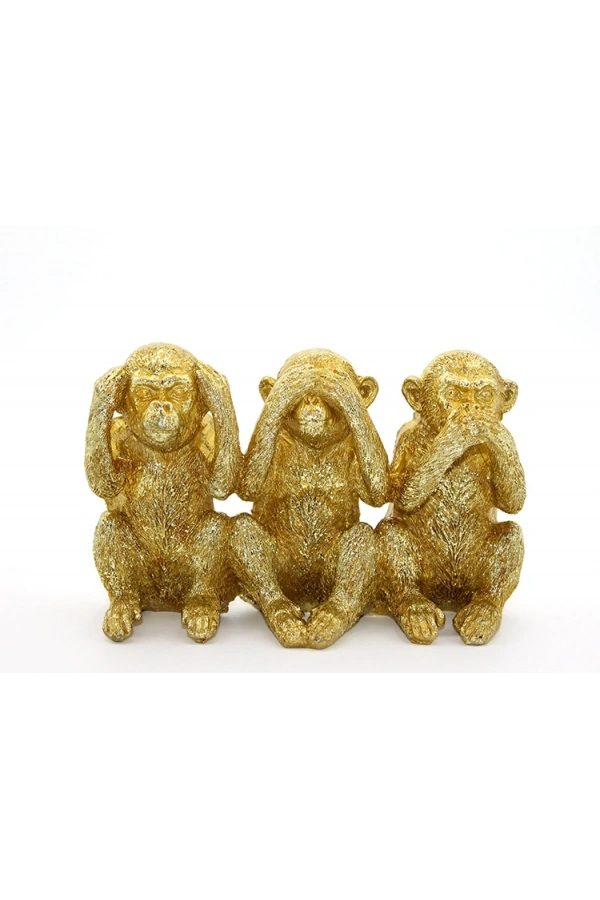 Bidebuvar Polyester 3 Maymun  - Görmedim Duymadım Bilmiyorum