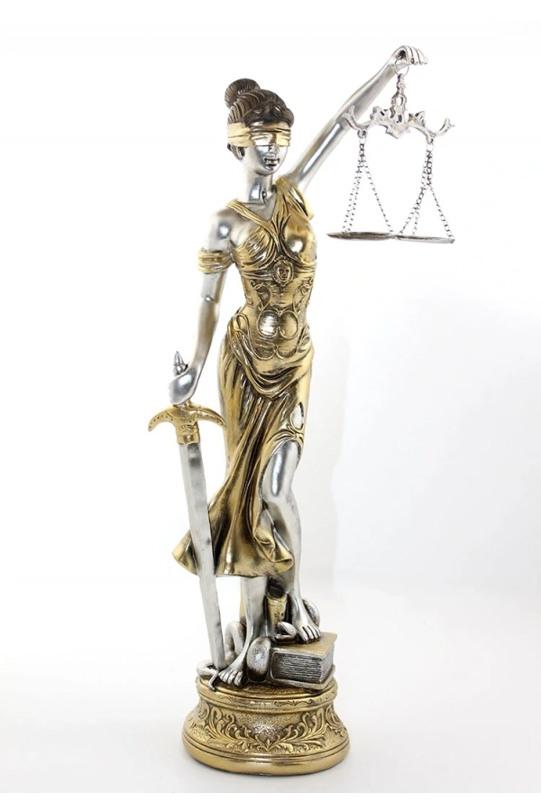 Bidebuvar Polyester Adalet Figürü  Model 2