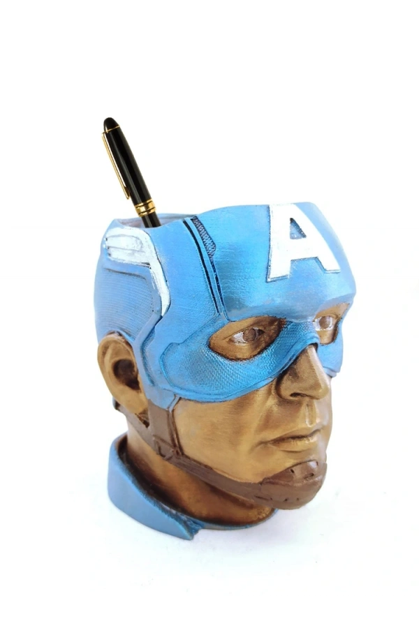 Bidebuvar Polyester Kaptan Amerika Kalemlik