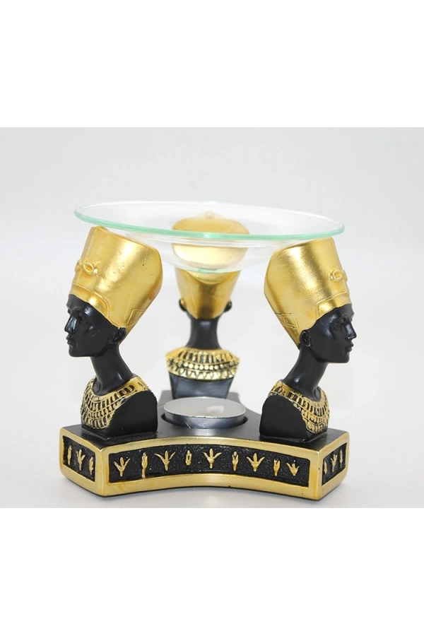 Bidebuvar Polyester Nefertiti Buhurdanlık