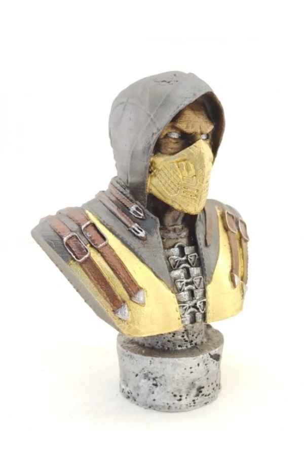 Bidebuvar Polyester Scorpion Büst Büyük Boy