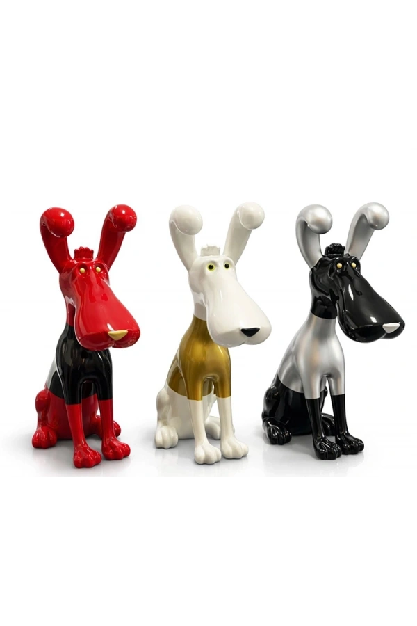 Bidebuvar Polyester Sevimli Köpek Figürü