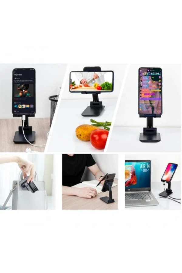 Bidebuvar Portatif Masaüstü Telefon Tablet Tutucu