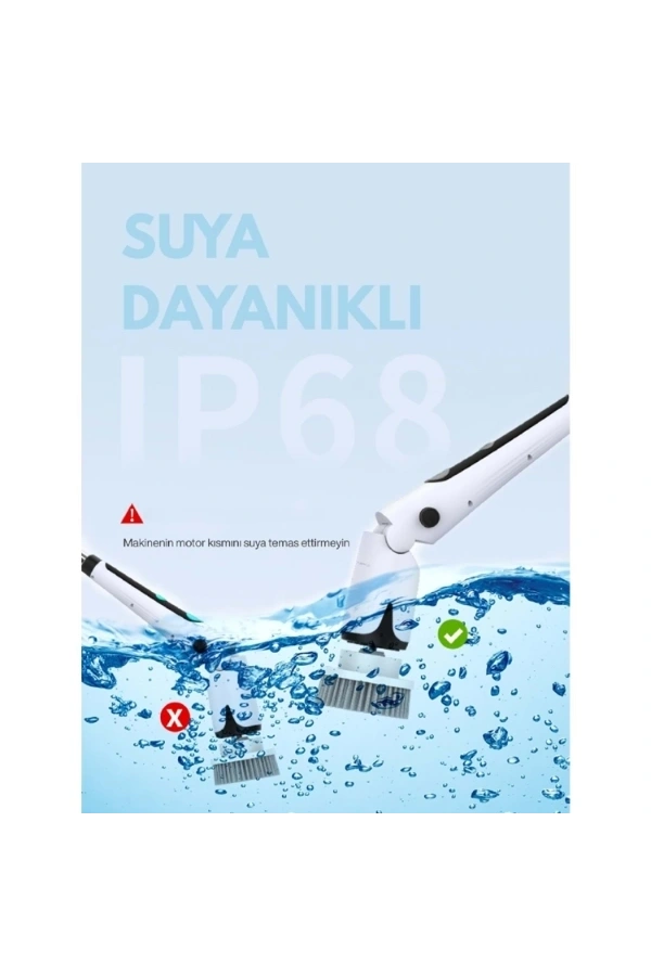 Bidebuvar Portatif Şarjlı Temizleme Fırçası