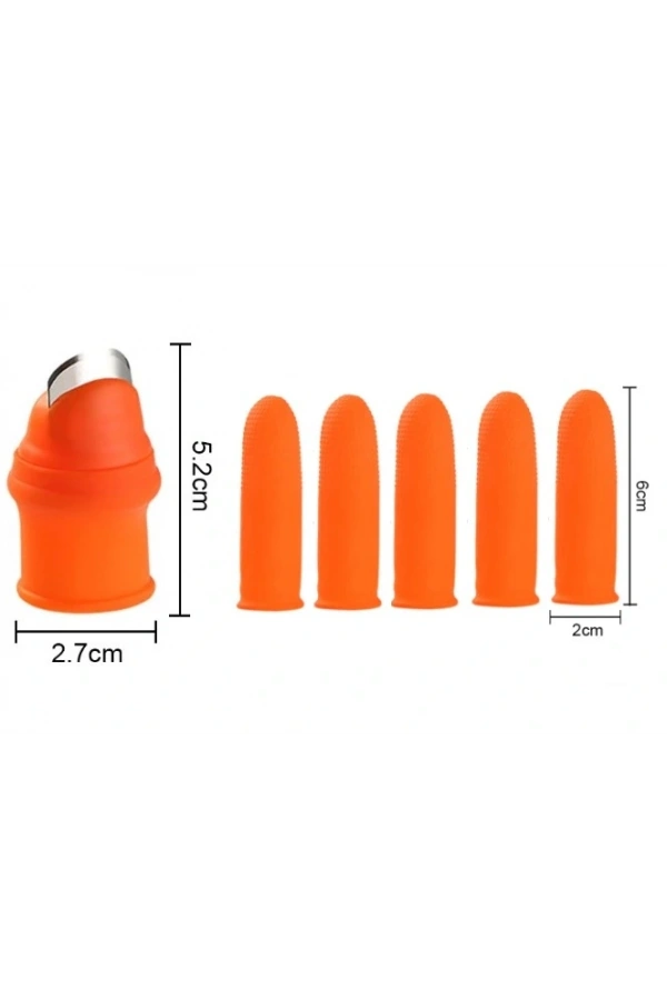 Bidebuvar Pratik Baş Parmak Sebze Kesme Ayıklayıcı Erkek L Set