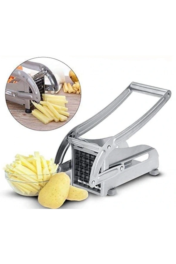 Bidebuvar Pratik El Tipi Patates Dilimleyici