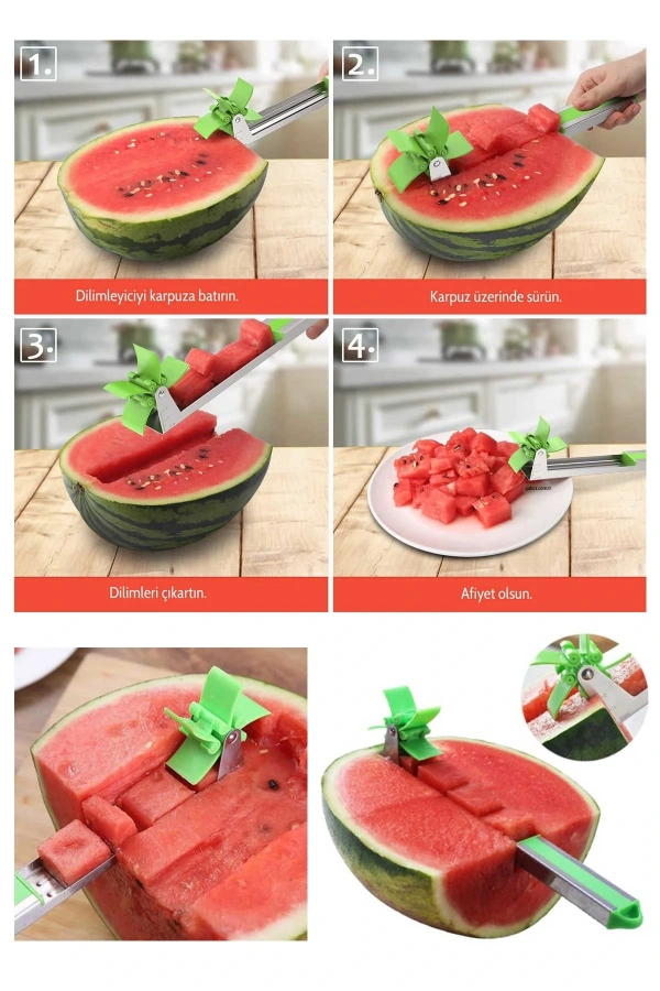 Bidebuvar Pratik Karpuz Dilimleyici