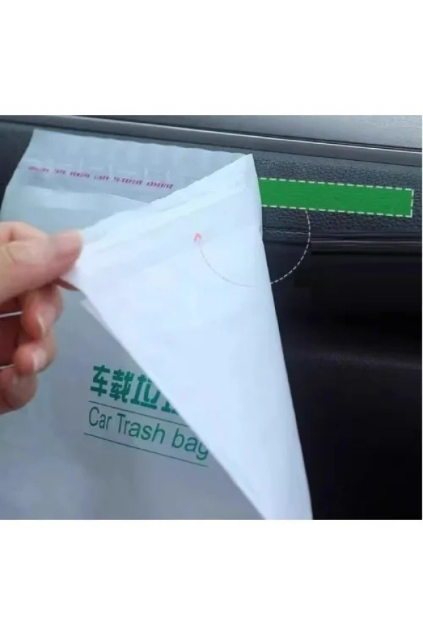 Bidebuvar Pratik Su Geçirmez Oto Araba Çöp Poşeti 20 Adet