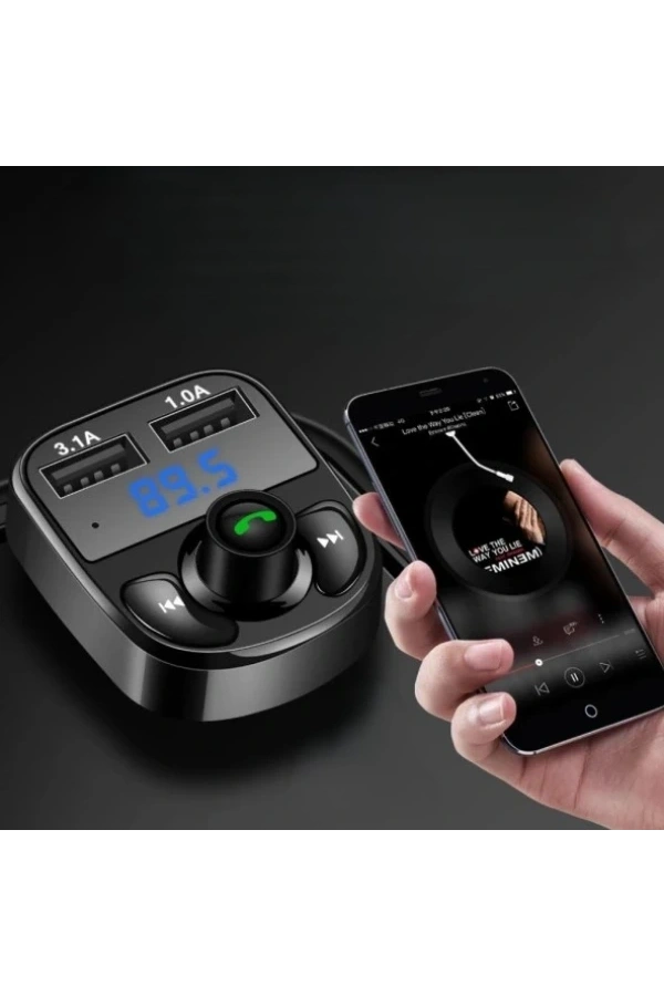 Bidebuvar QC 3.1A USB & PD /TF FM Transmitter