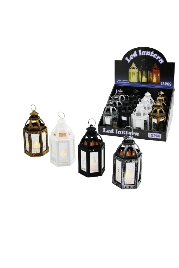 Bidebuvar Ramazan Temalı Büyük Altıgen Açık Kubbe LED Lamba