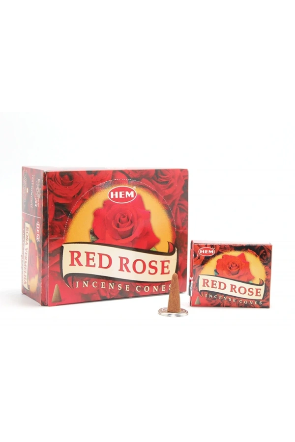 Bidebuvar Red Rose Aromalı Konik Tütsü