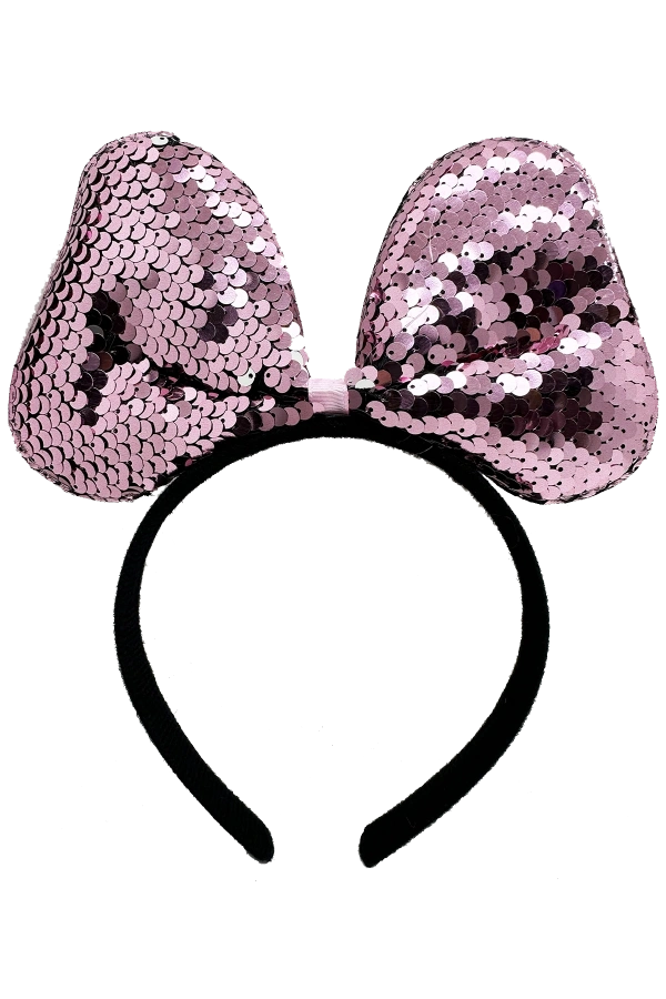 Bidebuvar Renk Değiştiren Pullu Fiyonk Parti Tacı Pembe Gümüş