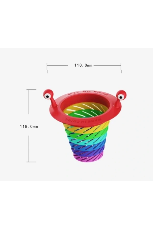 Bidebuvar Renkli 6 Kademeli Lavabo Süzgeci