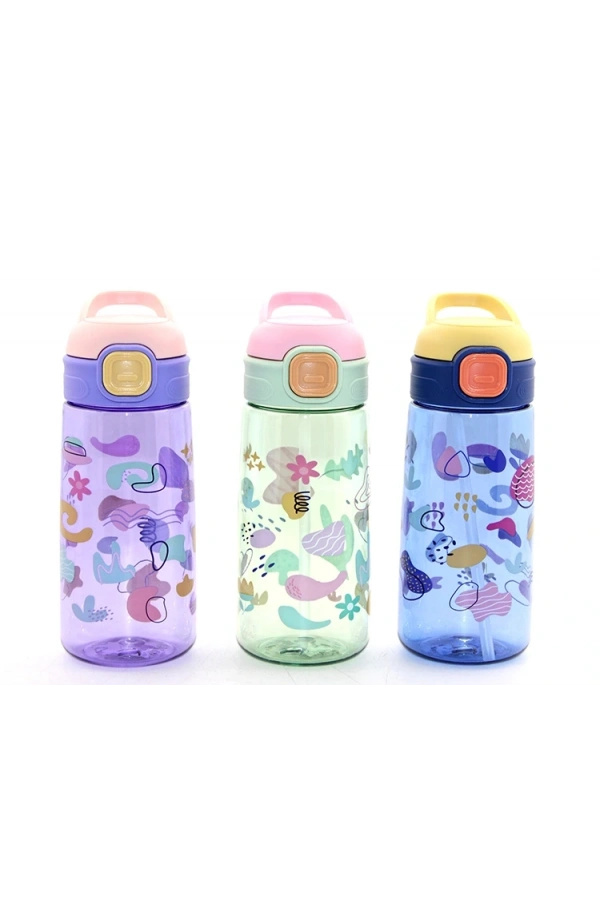 Bidebuvar Renkli Pipetli Suluk 600 Ml