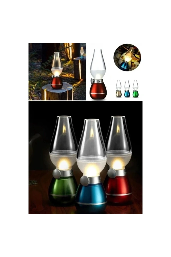 Bidebuvar Retro Gaz Lambası Tasarımlı LED Lamba