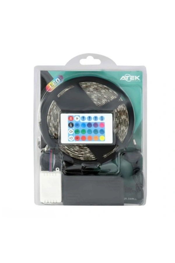 Bidebuvar RGB Şerit 54 LED Kumandalı USB Bağlantılı