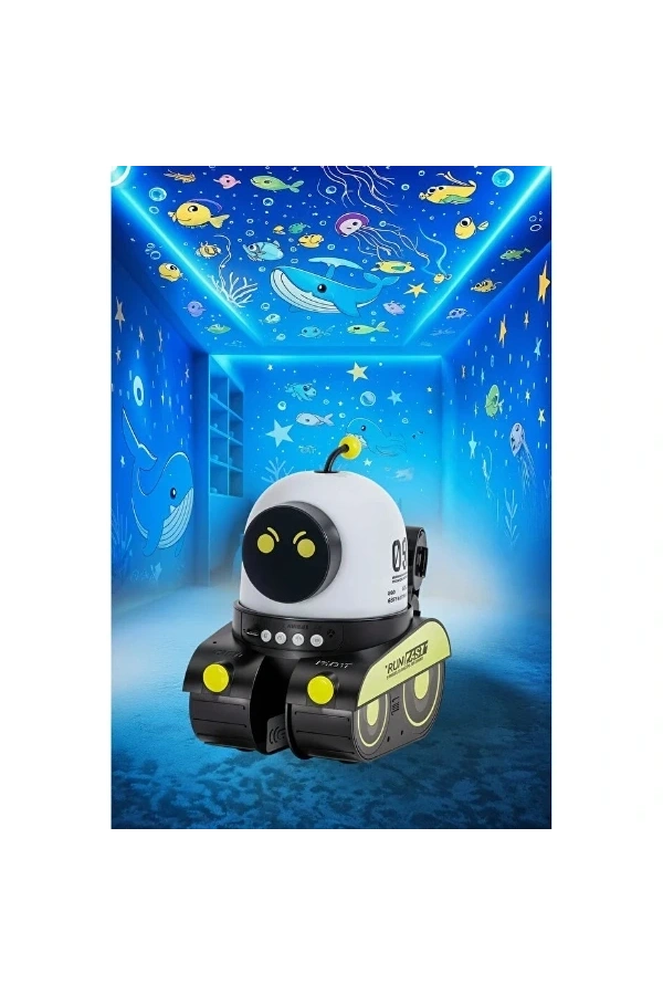 Bidebuvar Robot Tasarımlı Projektör Gece Lambası