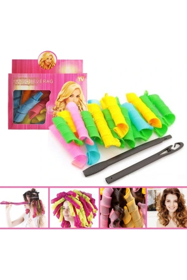 Bidebuvar Saç Bigudisi 18 Adet - Magic Leverage