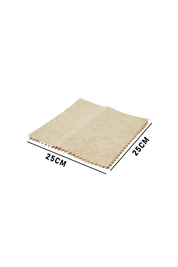 Bidebuvar Saf Doğal Temizlik Bezi Seti - 3lü Paket - Lif Kabak Özlü - 25x25 cm