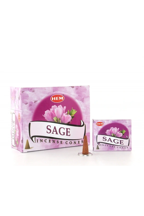 Bidebuvar Sage Aromalı Konik Tütsü