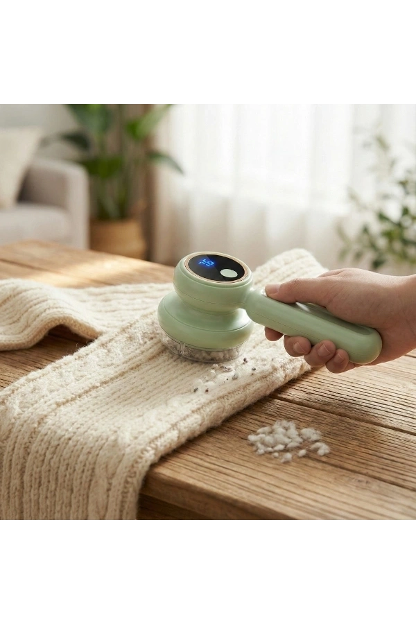 Bidebuvar Şarj Göstergeli Tiftik Temizleme Aleti