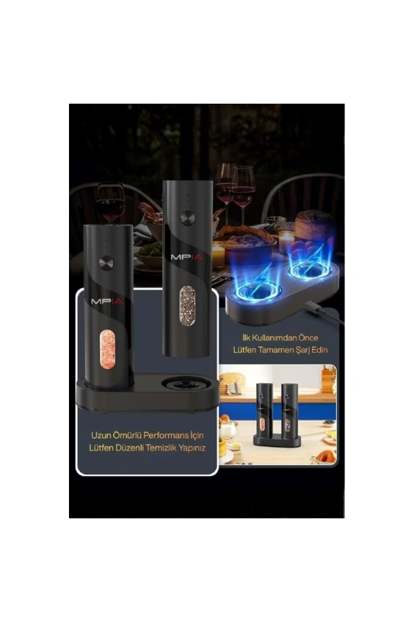 Bidebuvar Şarjlı Baharat Öğütücü 100 ml